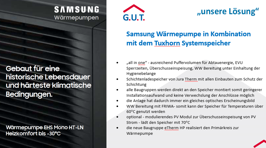 Samsung Wärmepumpe | G.U.T.-GRUPPE