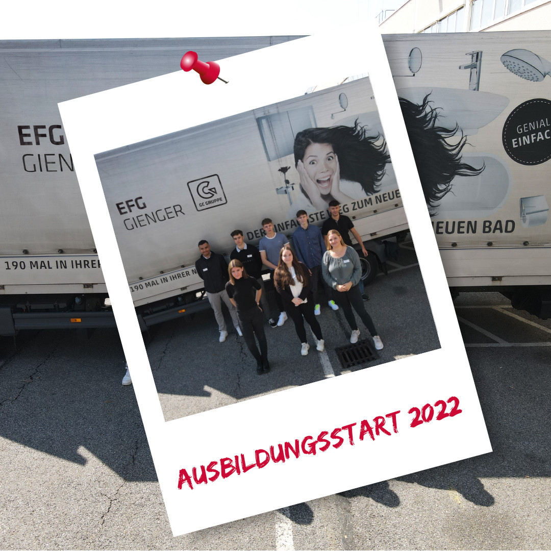 Let´s start Ausbildungsbeginn EFG Gienger Südwest KG